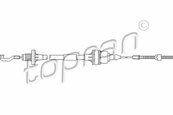 Topran 201 350 Трос сцепления 201350: Отличная цена - Купить в Польше на 2407.PL!