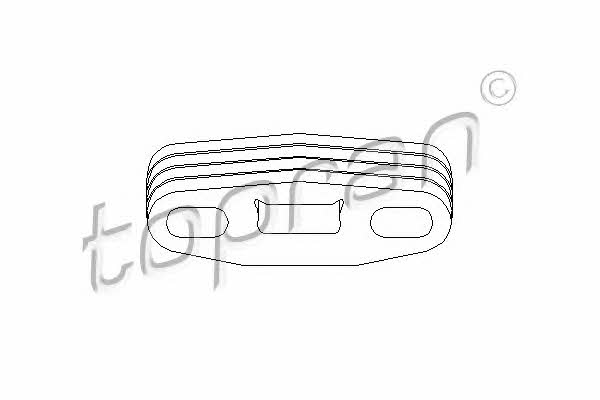 Topran 201 716 Подушка кріплення вихлопної системи 201716: Приваблива ціна - Купити у Польщі на 2407.PL!