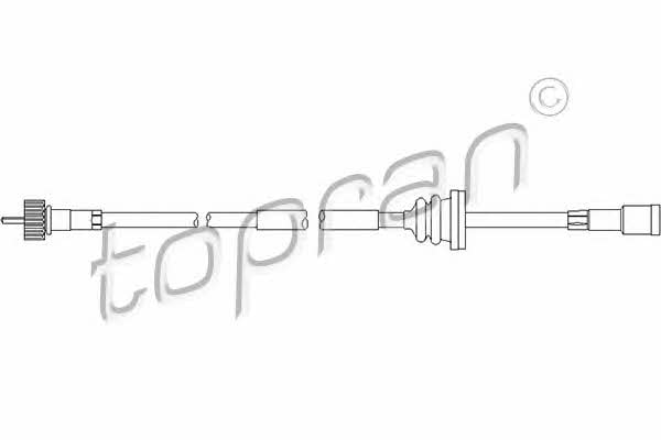 Topran 202 223 Трос спидометра 202223: Отличная цена - Купить в Польше на 2407.PL!
