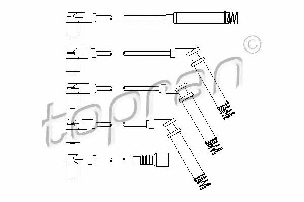 Topran 202 520 Ignition cable kit 202520: Buy near me at 2407.PL in Poland at an Affordable price!