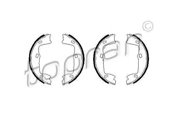 Topran 205 131 Parking brake shoes 205131: Buy near me at 2407.PL in Poland at an Affordable price!