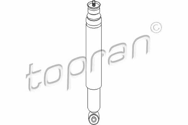 Topran 205 492 Rear oil and gas suspension shock absorber 205492: Buy near me in Poland at 2407.PL - Good price!