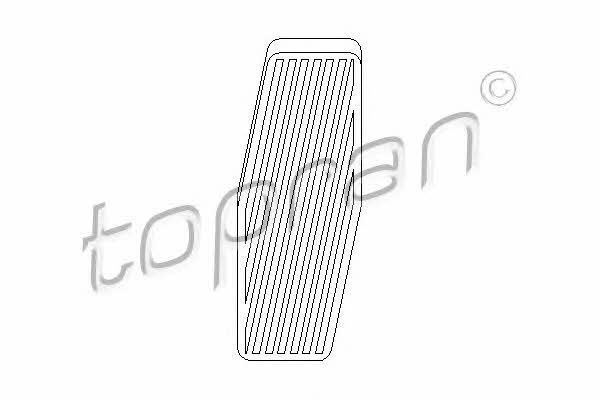 Topran 205 638 Brake pedal cover 205638: Buy near me at 2407.PL in Poland at an Affordable price!