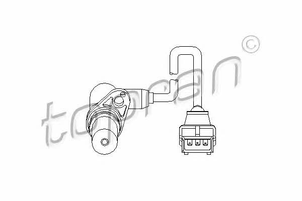 Topran 205 680 Crankshaft position sensor 205680: Buy near me at 2407.PL in Poland at an Affordable price!