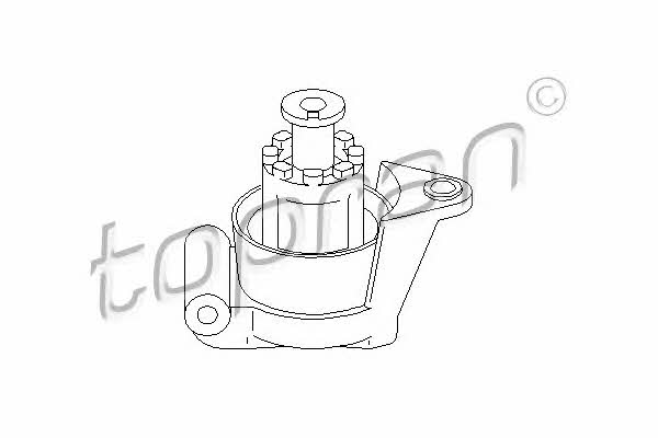 Topran 205 857 Engine mount, rear 205857: Buy near me at 2407.PL in Poland at an Affordable price!