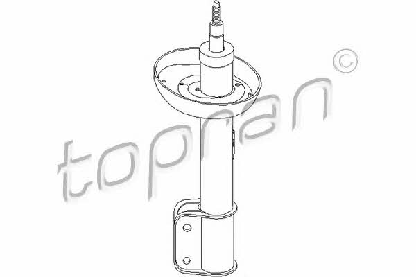 Topran 206 058 Front right gas oil shock absorber 206058: Buy near me in Poland at 2407.PL - Good price!