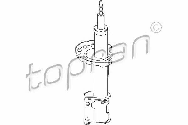 Topran 206 548 Front right gas oil shock absorber 206548: Buy near me in Poland at 2407.PL - Good price!