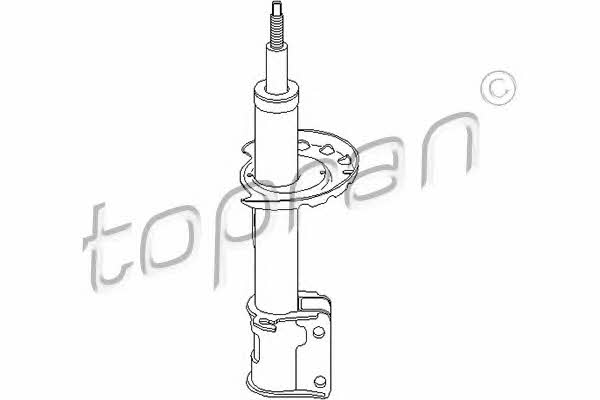Topran 206 549 Front Left Gas Oil Suspension Shock Absorber 206549: Buy near me in Poland at 2407.PL - Good price!