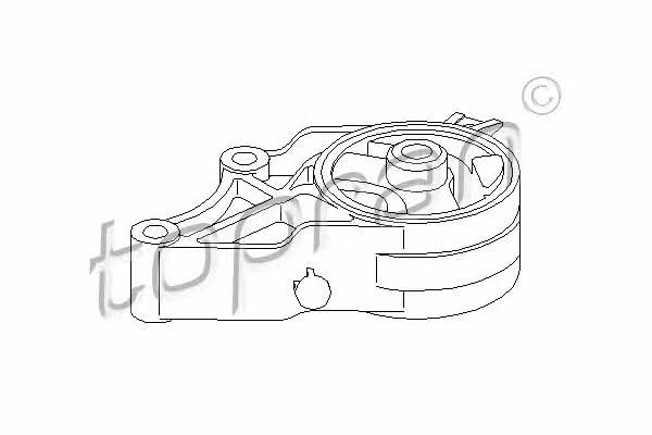Topran 206 577 Engine mount, front 206577: Buy near me at 2407.PL in Poland at an Affordable price!