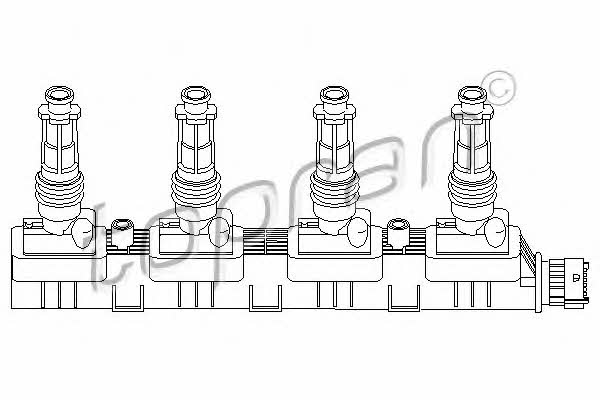 Topran 206 642 Ignition coil 206642: Buy near me in Poland at 2407.PL - Good price!