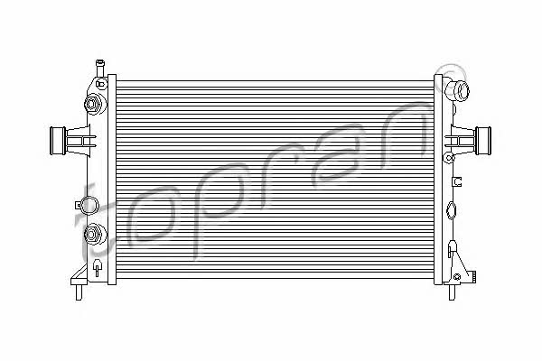 Topran 206 972 Radiator, engine cooling 206972: Buy near me at 2407.PL in Poland at an Affordable price!