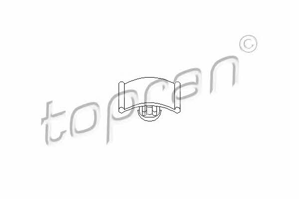 Topran 207 313 Retaining Clip, engine bay insulation 207313: Buy near me at 2407.PL in Poland at an Affordable price!
