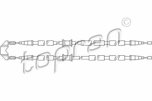 Topran 207 367 Трос гальма стоянки 207367: Приваблива ціна - Купити у Польщі на 2407.PL!