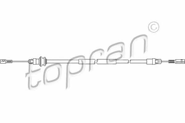 Topran 207 371 Cable Pull, parking brake 207371: Buy near me in Poland at 2407.PL - Good price!