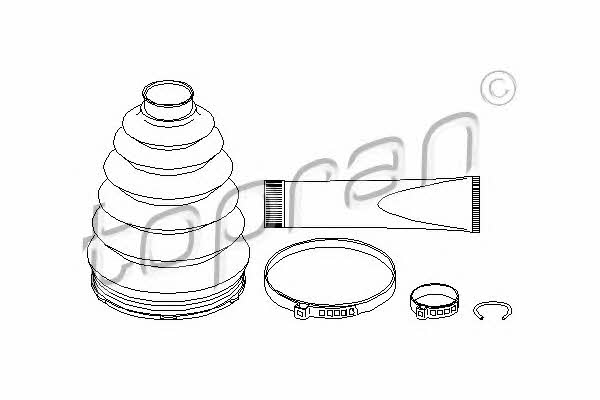 Topran 207 495 Пыльник приводного вала, комплект 207495: Отличная цена - Купить в Польше на 2407.PL!