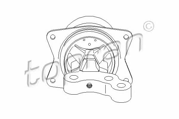 Topran 207 553 Engine mount 207553: Buy near me in Poland at 2407.PL - Good price!