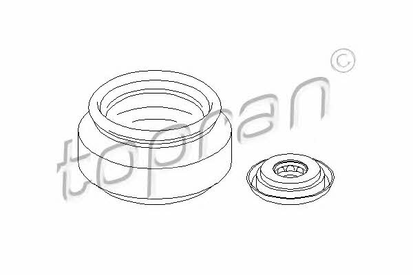 Topran 300 355 Strut bearing with bearing kit 300355: Buy near me in Poland at 2407.PL - Good price!