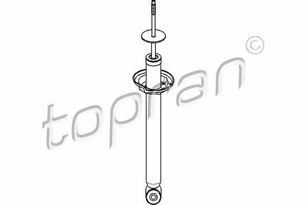 Topran 301 043 Rear oil and gas suspension shock absorber 301043: Buy near me in Poland at 2407.PL - Good price!