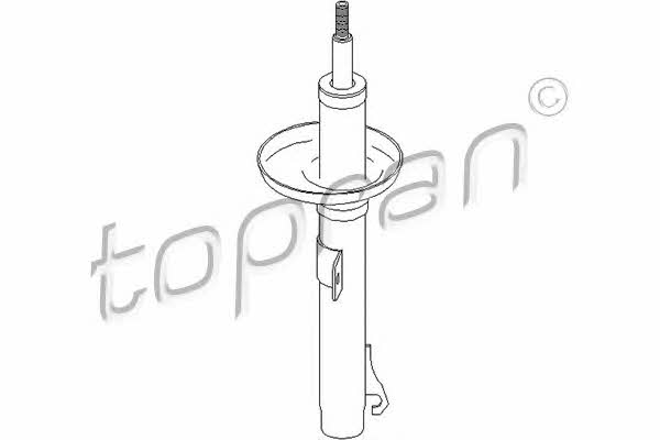 Topran 300 047 Front oil shock absorber 300047: Buy near me in Poland at 2407.PL - Good price!