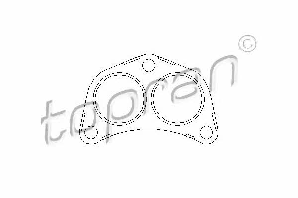 Topran 300 134 Exhaust pipe gasket 300134: Buy near me at 2407.PL in Poland at an Affordable price!