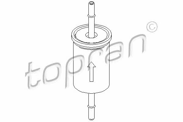 Topran 301 655 Fuel filter 301655: Buy near me in Poland at 2407.PL - Good price!