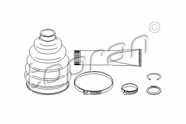 Topran 301 943 Bellow set, drive shaft 301943: Buy near me in Poland at 2407.PL - Good price!