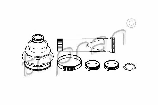 Topran 500 587 Bellow set, drive shaft 500587: Buy near me in Poland at 2407.PL - Good price!