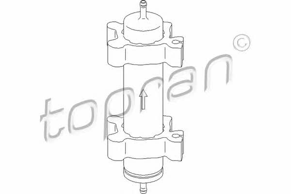 Topran 500 741 Топливный фильтр 500741: Отличная цена - Купить в Польше на 2407.PL!