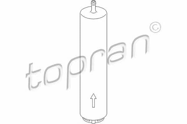 Topran 500 898 Топливный фильтр 500898: Отличная цена - Купить в Польше на 2407.PL!
