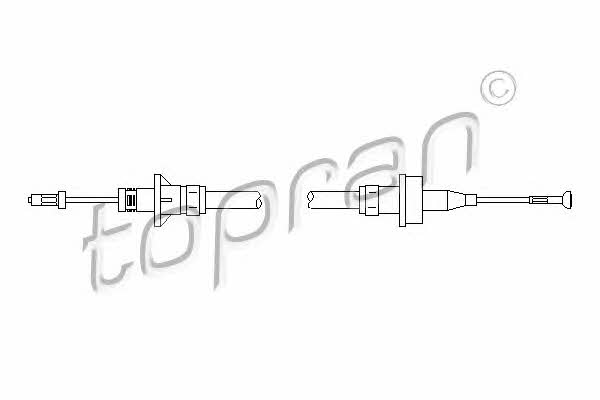 Topran 302 769 Clutch cable 302769: Buy near me in Poland at 2407.PL - Good price!