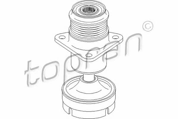 Topran 304 095 Freewheel clutch, alternator 304095: Buy near me at 2407.PL in Poland at an Affordable price!