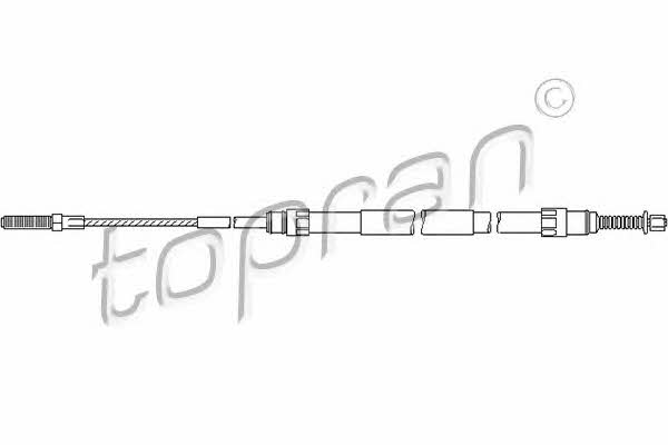 Topran 501 090 Feststellbremsseil, links 501090: Bestellen Sie in Polen zu einem guten Preis bei 2407.PL!
