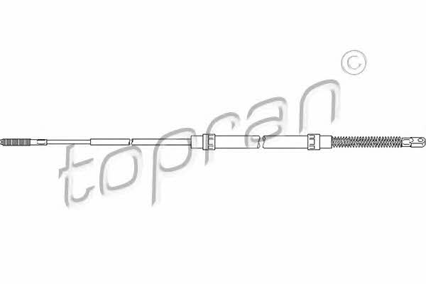 Topran 501 093 Cable Pull, parking brake 501093: Buy near me in Poland at 2407.PL - Good price!