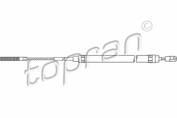 Topran 501 097 Cable Pull, parking brake 501097: Buy near me at 2407.PL in Poland at an Affordable price!