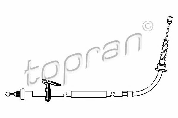 Topran 501 101 Трос стояночного тормоза, правый 501101: Отличная цена - Купить в Польше на 2407.PL!
