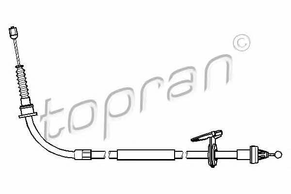 Topran 501 102 Трос стояночного тормоза, левый 501102: Отличная цена - Купить в Польше на 2407.PL!