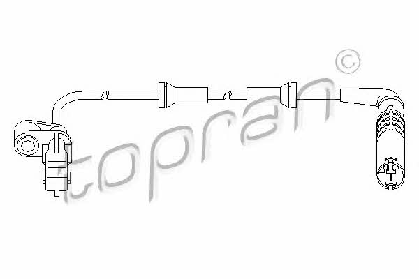 Topran 501 235 Sensor, wheel speed 501235: Buy near me at 2407.PL in Poland at an Affordable price!
