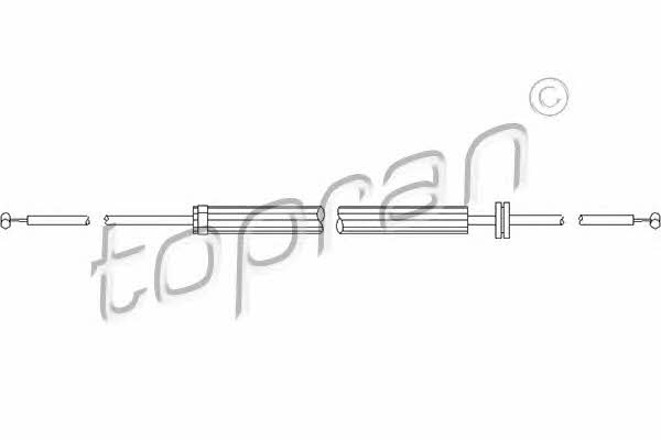 Topran 501 472 Hood lock cable 501472: Buy near me in Poland at 2407.PL - Good price!