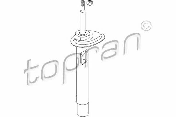 Topran 501 627 Front right gas oil shock absorber 501627: Buy near me at 2407.PL in Poland at an Affordable price!