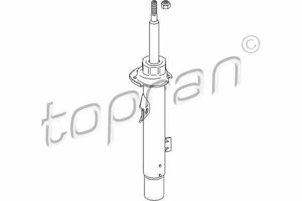 Topran 501 628 Front Left Gas Oil Suspension Shock Absorber 501628: Buy near me in Poland at 2407.PL - Good price!