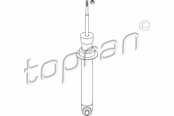 Topran 501 637 Rear oil and gas suspension shock absorber 501637: Buy near me in Poland at 2407.PL - Good price!