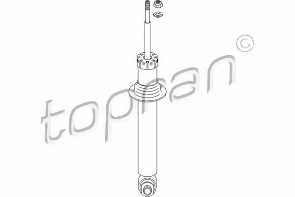 Topran 501 641 Rear oil and gas suspension shock absorber 501641: Buy near me in Poland at 2407.PL - Good price!