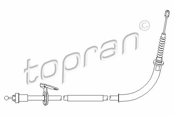 Topran 501 723 Parking brake cable, right 501723: Buy near me in Poland at 2407.PL - Good price!