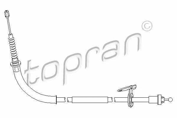 Topran 501 724 Parking brake cable left 501724: Buy near me in Poland at 2407.PL - Good price!