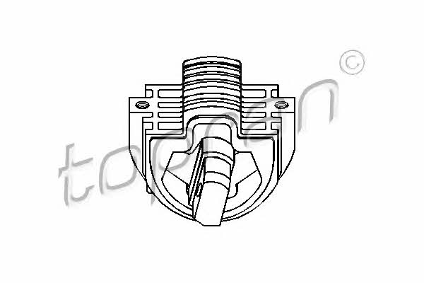 Topran 400 486 Gearbox mount rear 400486: Buy near me at 2407.PL in Poland at an Affordable price!