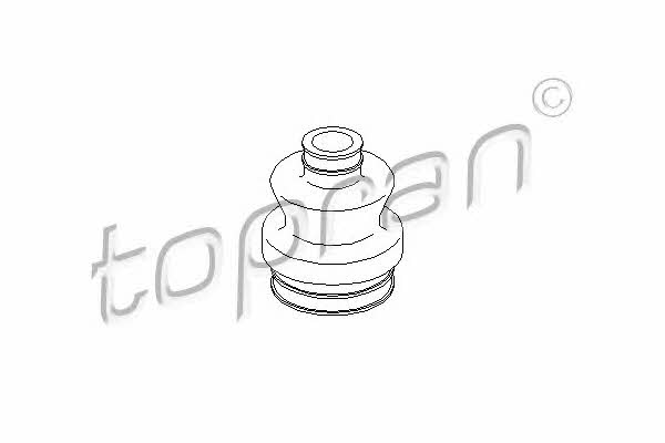 Topran 400 734 Bellow, drive shaft 400734: Buy near me at 2407.PL in Poland at an Affordable price!