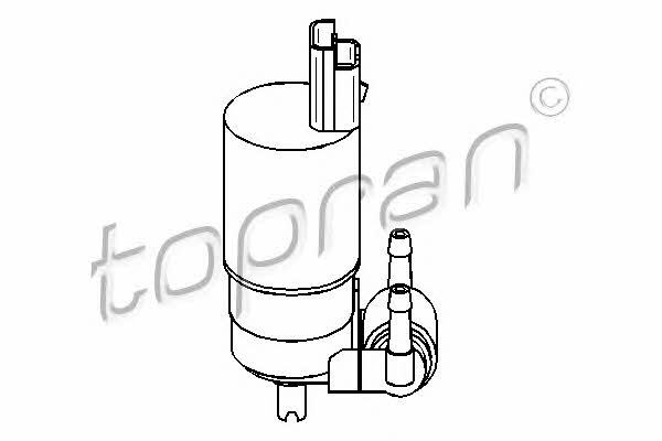 Topran 700 132 Glass washer pump 700132: Buy near me in Poland at 2407.PL - Good price!