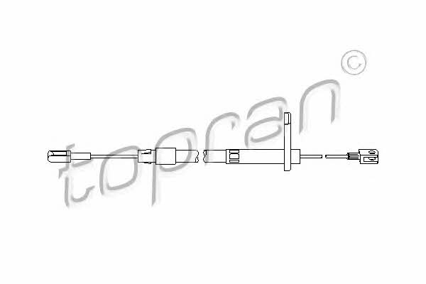 Topran 401 278 Parking brake cable, right 401278: Buy near me in Poland at 2407.PL - Good price!