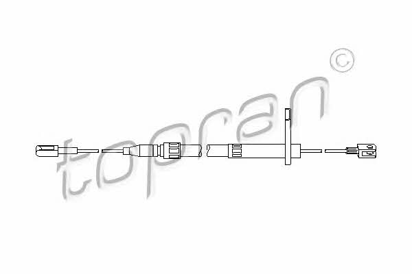 Topran 401 281 Cable Pull, parking brake 401281: Buy near me at 2407.PL in Poland at an Affordable price!