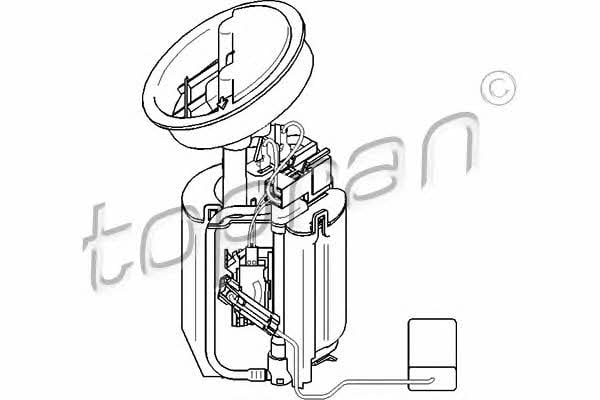 Topran 401 636 Fuel pump 401636: Buy near me at 2407.PL in Poland at an Affordable price!